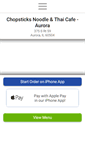 Mobile Screenshot of chopsticksnoodlecafe.com